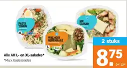 Albert Heijn Alle AH L en XL-salades aanbieding