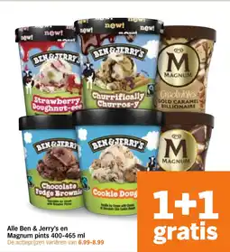Albert Heijn Alle Ben & Jerry's en Magnum pints aanbieding