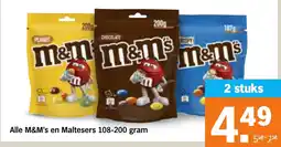 Albert Heijn Alle M&M's en Maltesers aanbieding