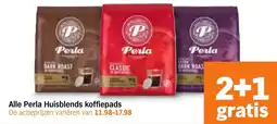 Albert Heijn Alle Perla Huisblends koffiepads aanbieding