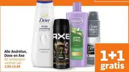 Albert Heijn Alle Andrélon, Dove en Axe aanbieding
