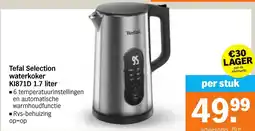 Albert Heijn Tefal Selection waterkoker KI871D aanbieding
