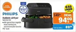 Albert Heijn PHILIPS Dubbele airfryer aanbieding