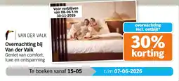 Albert Heijn Overnachting bij Van der Valk aanbieding