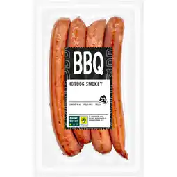 Albert Heijn AH BBQ hotdog smokey aanbieding