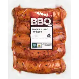 Albert Heijn AH BBQ worst smokey aanbieding