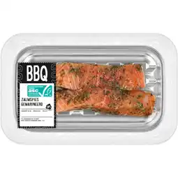 Albert Heijn AH BBQ zalmspies gemarineerd aanbieding