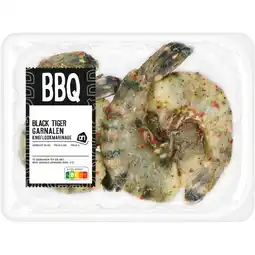 Albert Heijn AH BBQ black tiger garnalen knoflook aanbieding