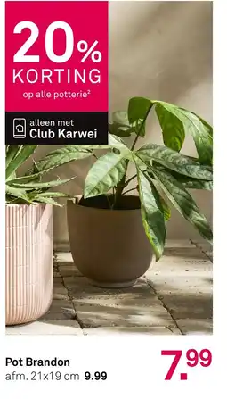 Karwei Pot Brandon aanbieding