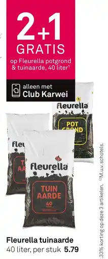 Karwei Fleurella tuinaarde aanbieding