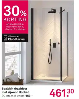 Karwei Sealskin draaideur met zijwand Hooked aanbieding