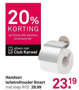 Karwei Handson toiletrolhouder Smart aanbieding