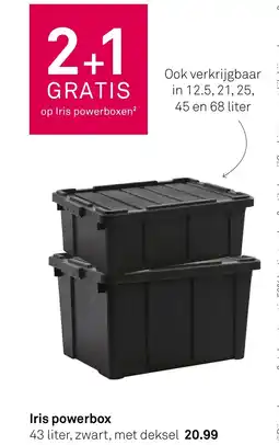 Karwei Iris powerboxen aanbieding