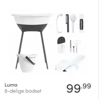 Baby & Tiener Luma 8-delige badset aanbieding