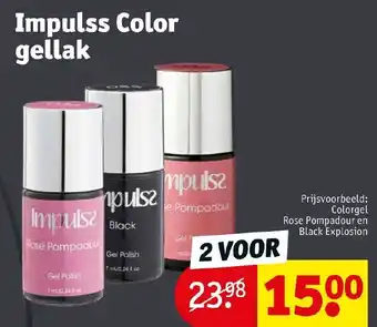 Kruidvat Impulss color gellak aanbieding