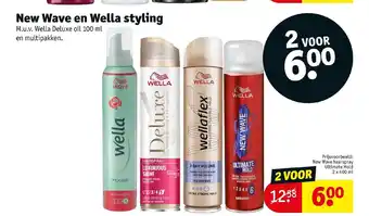 Kruidvat New Wave en Wella styling aanbieding