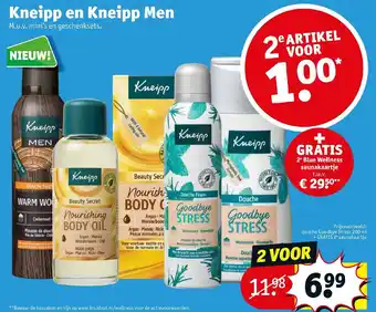 Kruidvat Kneipp en kneipp men aanbieding