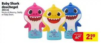 Kruidvat Baby shark douchegel 350ml aanbieding