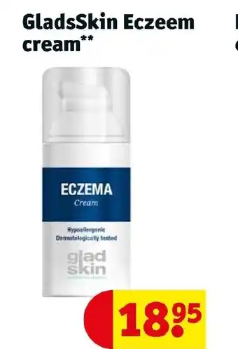 Kruidvat Gladsskin eczeem cream aanbieding