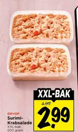 Vomar Voordeelmarkt Surimi- Krabsalade aanbieding