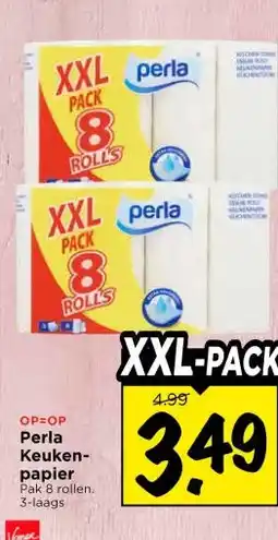 Vomar Voordeelmarkt Perla Keuken- papier aanbieding