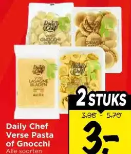 Vomar Voordeelmarkt Daily Chef Verse Pasta aanbieding