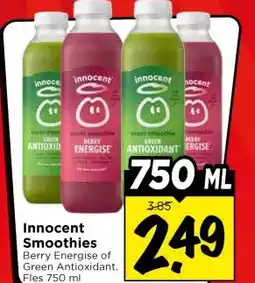 Vomar Voordeelmarkt Innocent Smoothies aanbieding