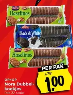 Vomar Voordeelmarkt Nora Dubbel- koekjes aanbieding