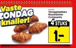 Vomar Voordeelmarkt Versgebakken Roomboter Croissants aanbieding