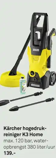 Karwei Kärcher hogedruk- reiniger K3 Home aanbieding