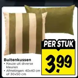 Vomar Voordeelmarkt Buitenkussen • aanbieding