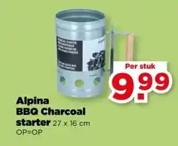 PLUS Alpina BBQ Charcoal aanbieding