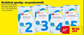 Kruidvat Opvolg- en peutermelk aanbieding