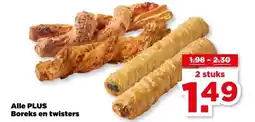 PLUS Alle PLUS Boreks en twisters aanbieding