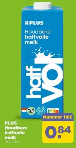 PLUS PLUS Houdbare halfvolle melk aanbieding