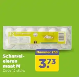 PLUS Scharrel- eieren maat M aanbieding