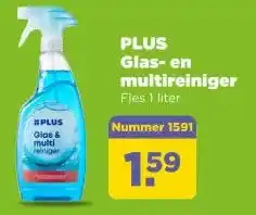 PLUS PLUS Glas- en multireiniger aanbieding