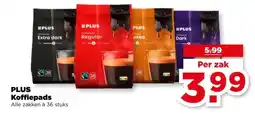 PLUS PLUS Koffiepads aanbieding