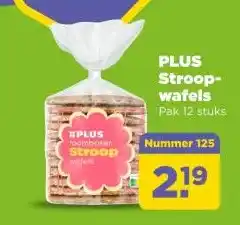PLUS PLUS Stroop- wafels aanbieding