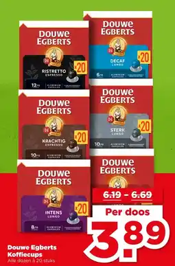 PLUS Douwe Egberts Koffiecups aanbieding