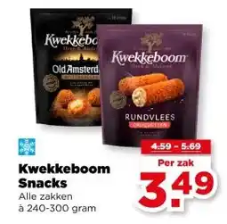 PLUS Kwekkeboom Snacks aanbieding