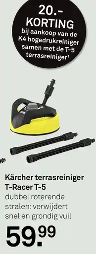 Karwei Kärcher terrasreiniger T-Racer T-5 aanbieding