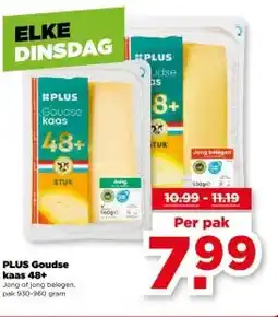 PLUS PLUS Goudse kaas 48+ aanbieding