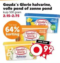 Coop Gouda's Glorie halvarine, volle pond of zonne pond aanbieding