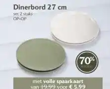 Coop Dinerbord 27 cm aanbieding