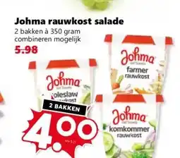 Coop Johma rauwkost salade aanbieding