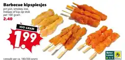 Coop Barbecue kipspiesjes aanbieding