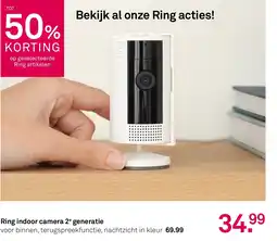 Karwei Ring indoor camera aanbieding