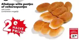 Coop Alledaags witte puntjes of volkorenpuntjes aanbieding