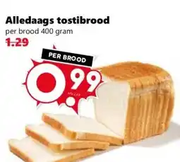 Coop Alledaags tostibrood aanbieding